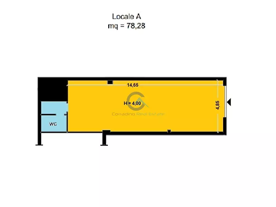 Immagine 14 di Locale commerciale in vendita  in Viale Magna Grecia 298 a Catanzaro