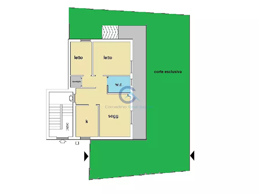 Immagine 19 di Trilocale in vendita  in Via Trapani 2 a Catanzaro