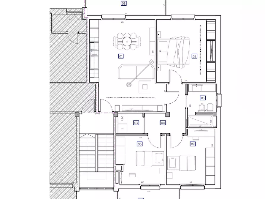 Immagine 11 di Quadrilocale in vendita  in Via Madonnina 5 a Borgosatollo