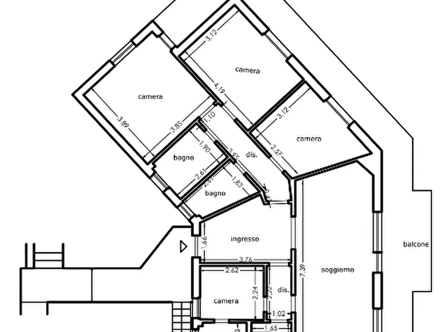 Immagine 22 di Attico in vendita  a Rapallo