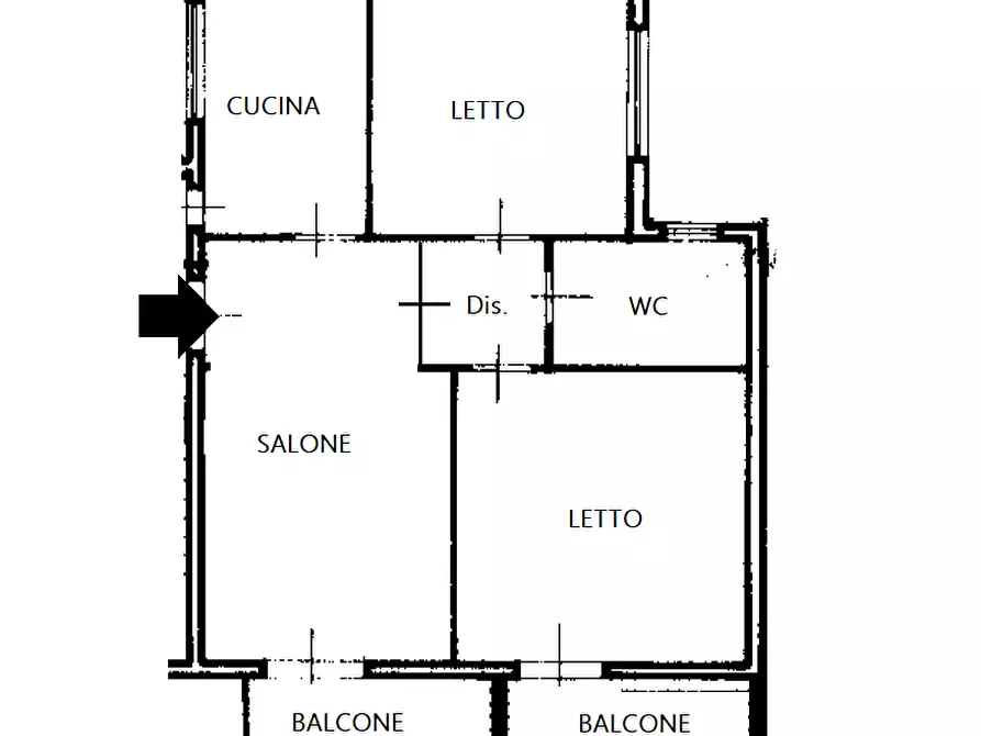 Immagine 19 di Trilocale in vendita  in Via benedetto croce a Monopoli