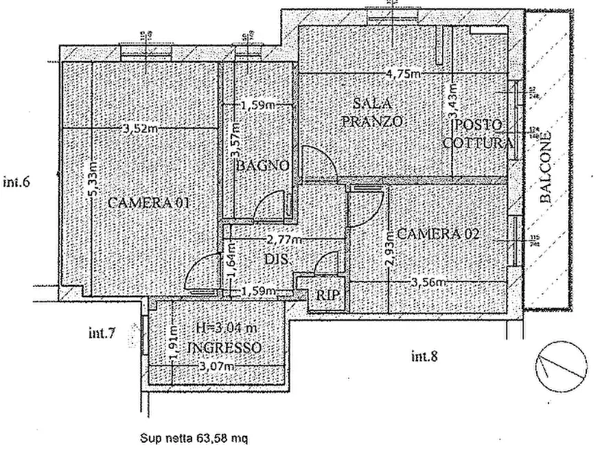 Immagine 2 di Quadrilocale in vendita  in Frazione Acquafredda 29 a Montoggio