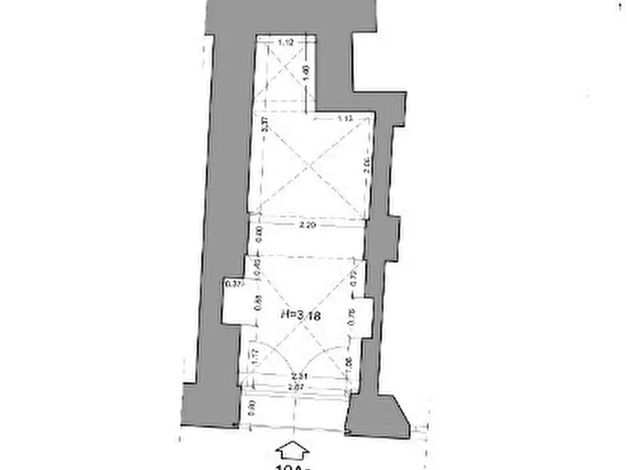 Immagine 2 di Garage in vendita  in Via Beata Chiara 10 a Genova