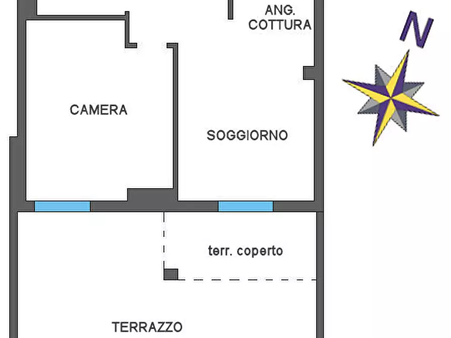 Immagine 17 di Bilocale in affitto  in Via Eraldo Fico Virgola 80 a Sestri Levante