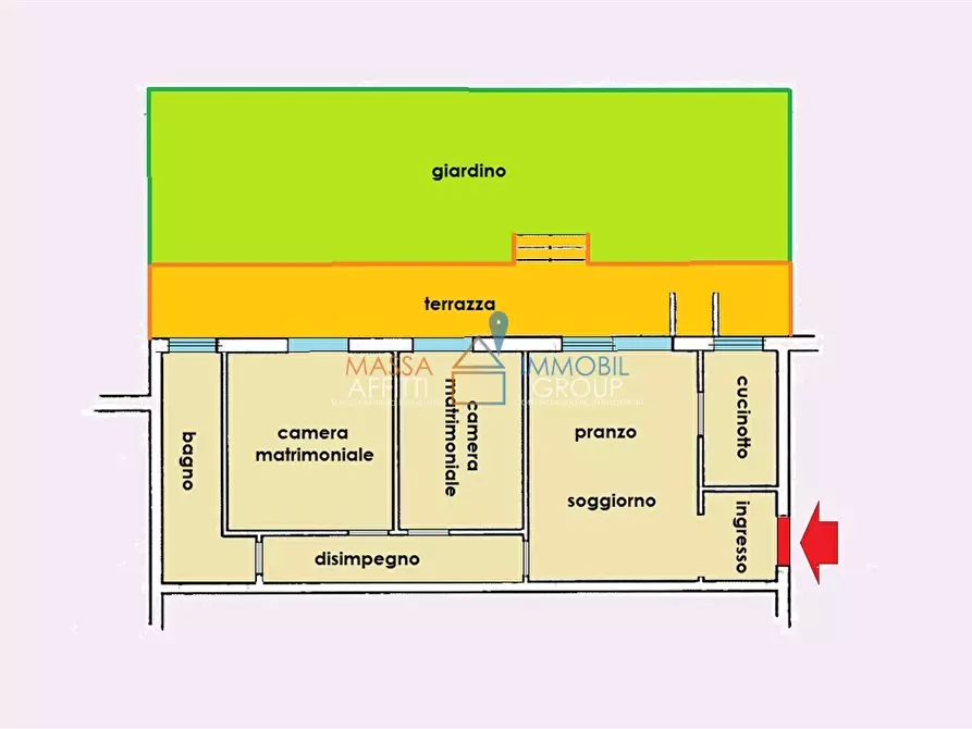 Immagine 16 di Quadrilocale in vendita  in Via Mura dei Frati 24 a Massa