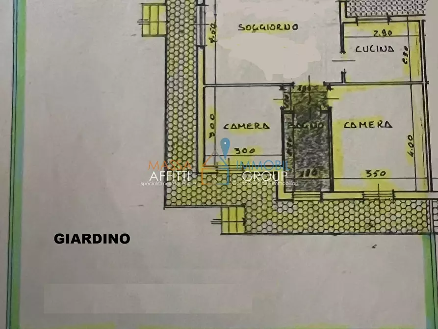 Immagine 37 di Trilocale in vendita  in Largo Quercioli 16 a Massa