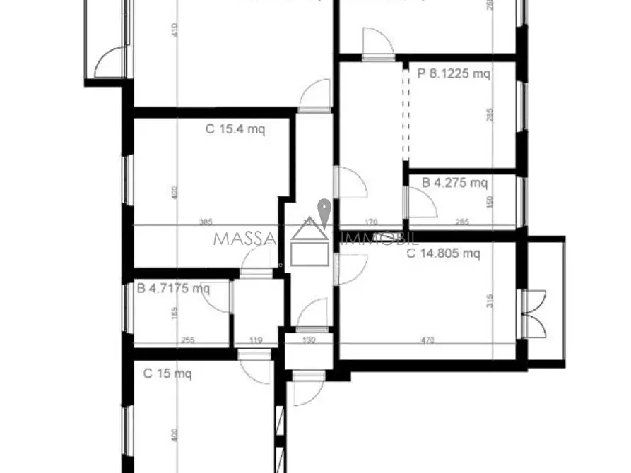 Immagine 32 di Appartamento in vendita  in Viale Roma 55 a Massa