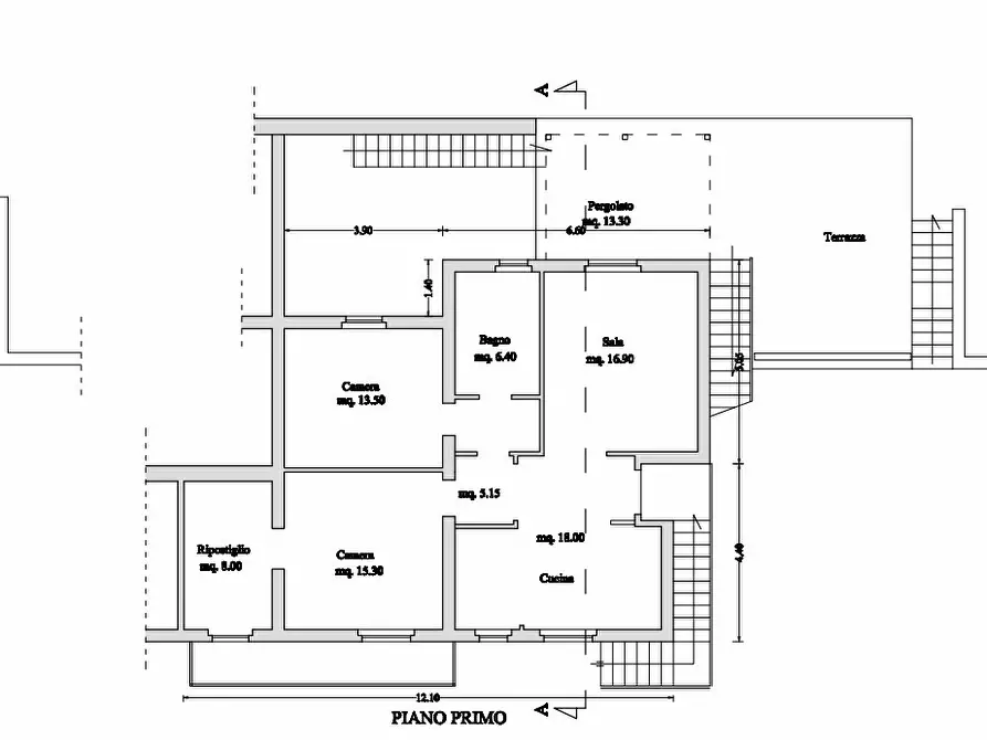 Immagine 53 di Porzione di casa in vendita  in Via Coste a Piegaro