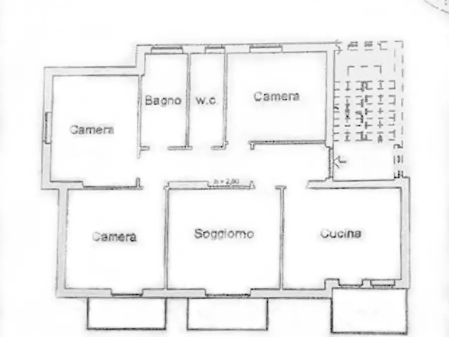 Immagine 53 di Pentalocale in vendita  in Via Aspromonte 6 a Corciano