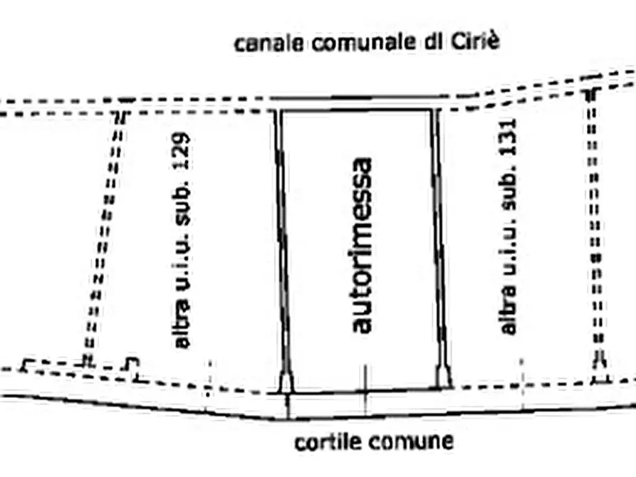 Immagine 3 di Garage in vendita  a Ciriè