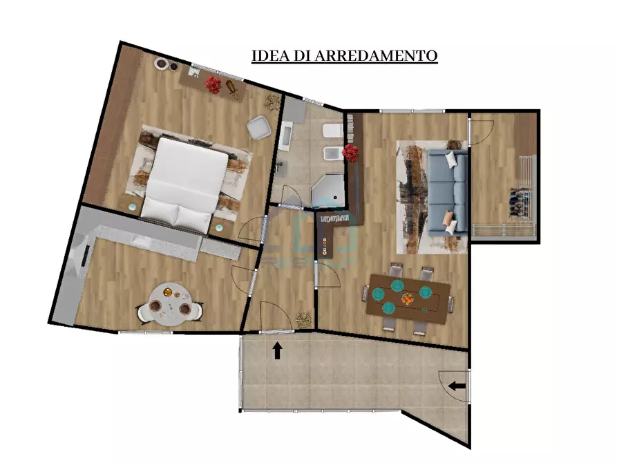 Immagine 1 di Trilocale in vendita  in via gino balocco 1 a Savona