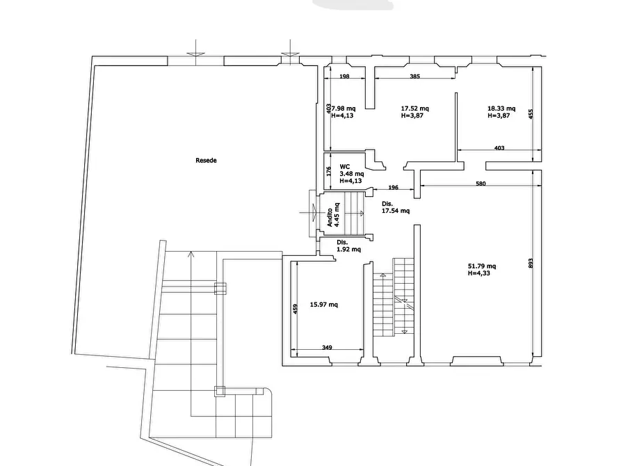 Immagine 50 di Villa in affitto  in Lungarno del Tempio a Firenze