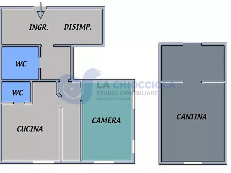 Immagine 1 di Bilocale in affitto  a Bologna