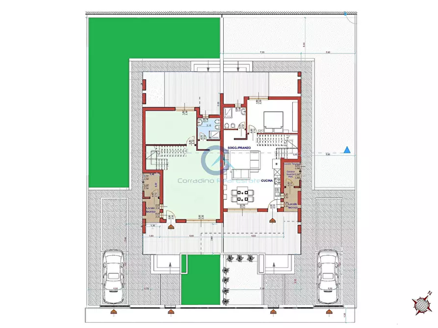 Immagine 18 di Casa bifamiliare in vendita  in Via Antonio Izzi De Falenta 78 a Catanzaro
