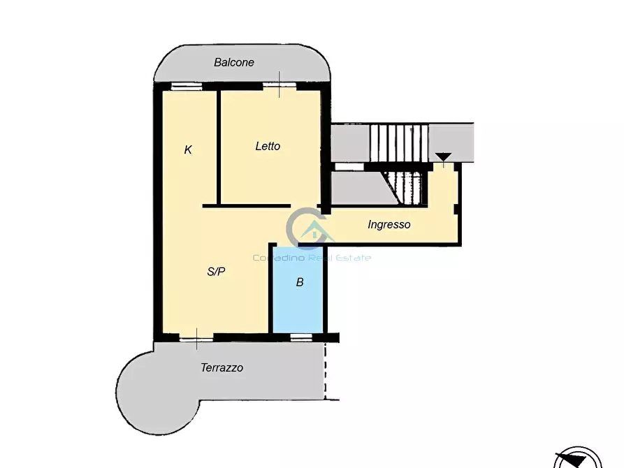 Immagine 16 di Bilocale in affitto  in Via Cagliari 25 a Catanzaro