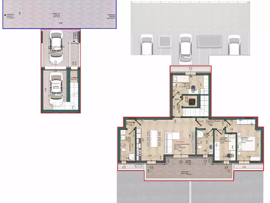 Immagine 9 di Quadrilocale in vendita  in Via Donatori di Sangue SNC a Torbole Casaglia