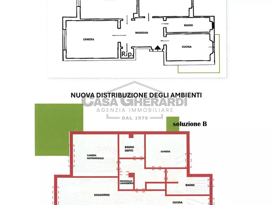 Immagine 3 di Trilocale in vendita  in Via Davide Carnaghi 15 a Milano