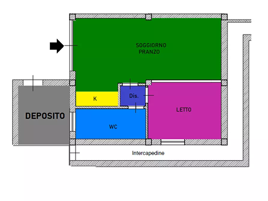 Immagine 6 di Bilocale in vendita  in Contrada Capitolo 43 a Monopoli