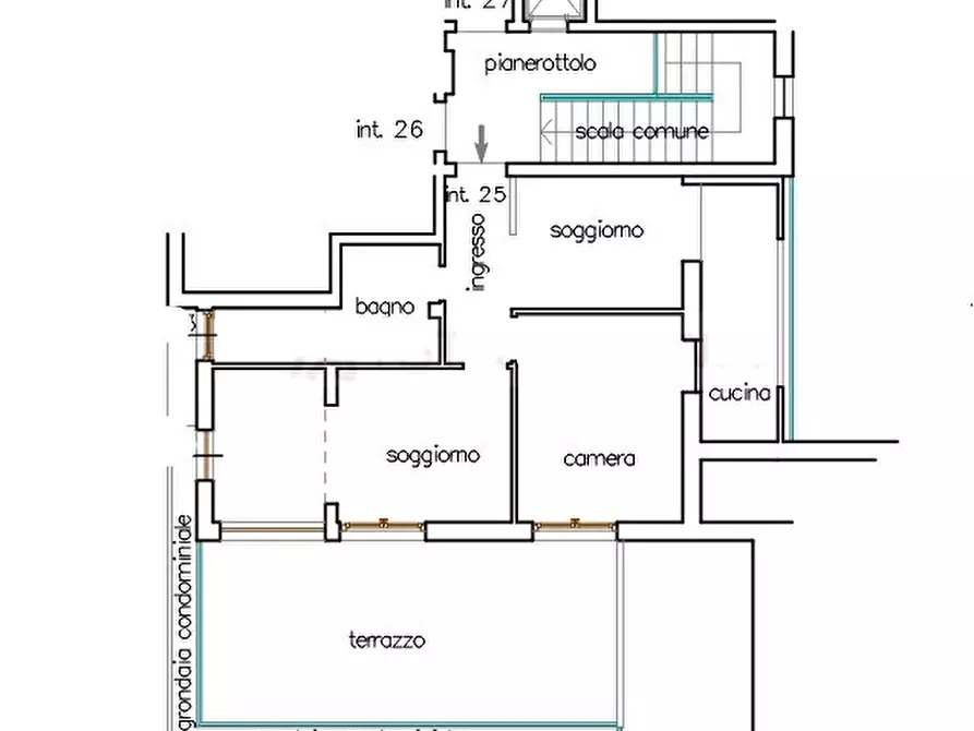 Immagine 2 di Quadrilocale in vendita  in Via Giacomo Margotti 26 a San Remo