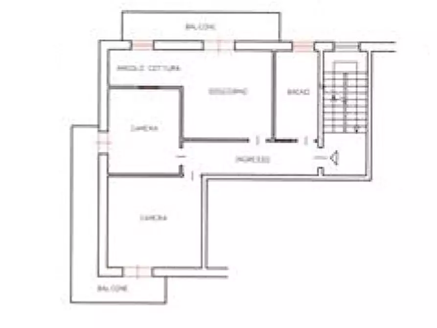 Immagine 2 di Quadrilocale in vendita  in Via dei Testa 19 a Avigliana