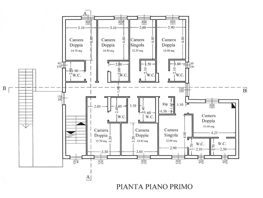 Immagine 21 di Albergo/B&B/Residence in vendita  in Via Giacomo Leopardi 10 a Carro