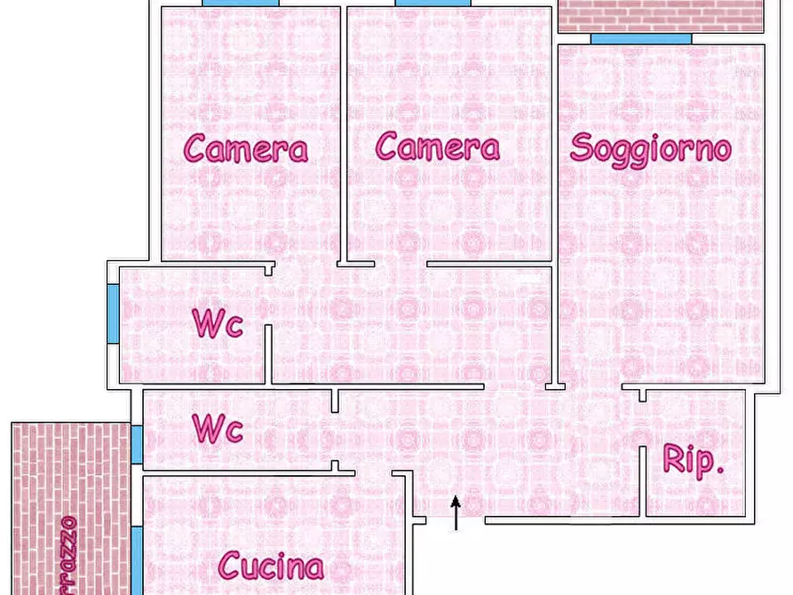 Immagine 20 di Quadrilocale in affitto  in Via della Chiusa 101 a Sestri Levante