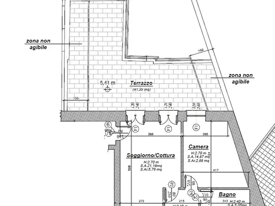 Immagine 21 di Bilocale in vendita  in Viale Dante Alighieri 27 a Sestri Levante
