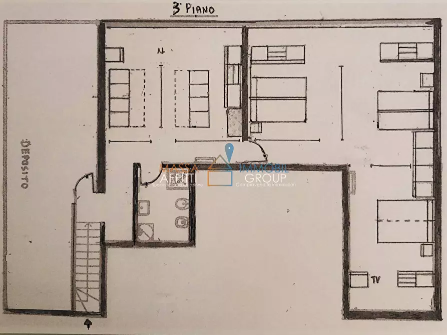 Immagine 15 di Pentalocale in vendita  in Via Ronchi 154 a Massa