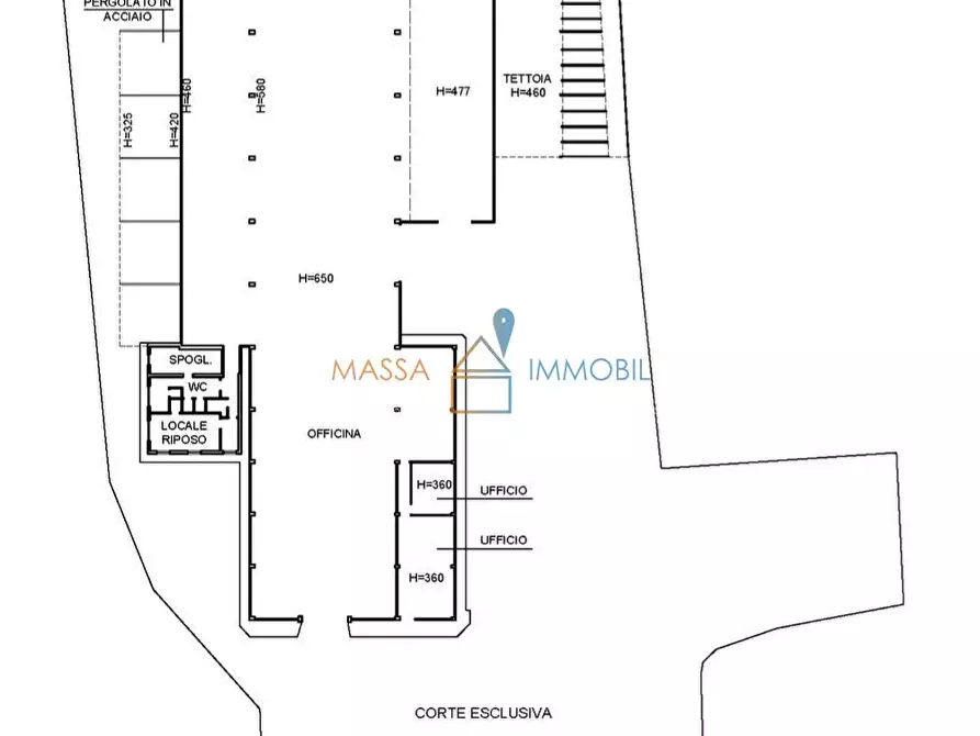 Immagine 21 di Attività artigianale in vendita  in Via Acquale 25 a Massa