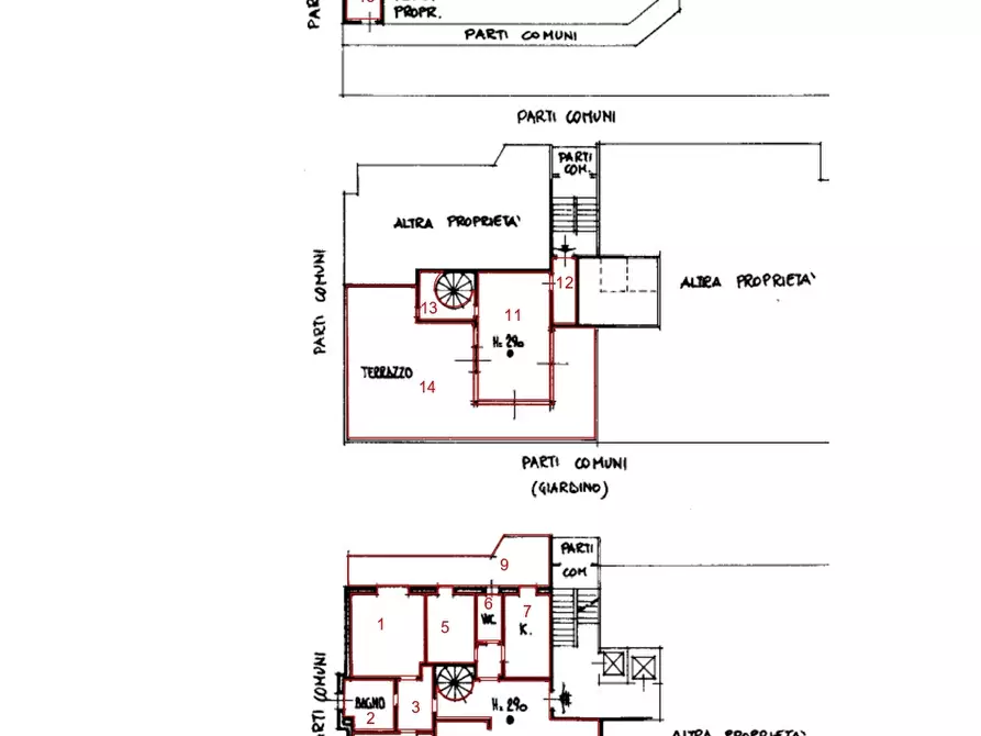 Immagine 55 di Attico in vendita  in viale san gimignano 8 a Milano