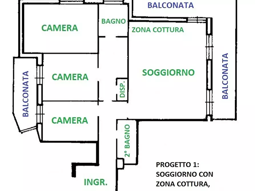 Immagine 24 di Quadrilocale in vendita  in Via Guglielmo Oberdan 26A a Genova