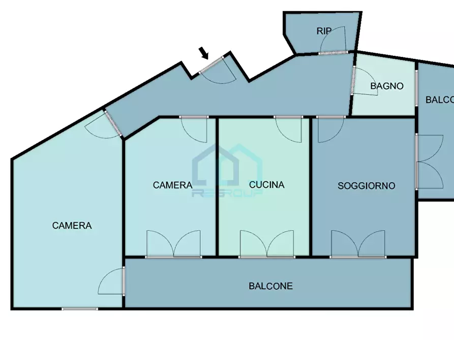 Immagine 23 di Pentalocale in vendita  in via nostra signora degli angeli 3 a Savona