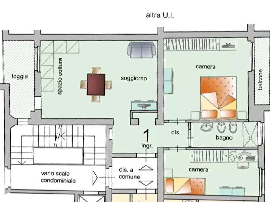 Immagine 21 di Trilocale in vendita  in Via di Novoli a Firenze