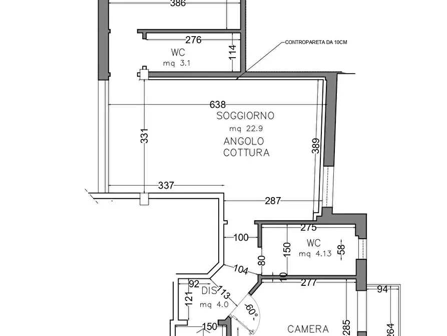 Immagine 16 di Trilocale in vendita  in Via Olivuzzo a Firenze