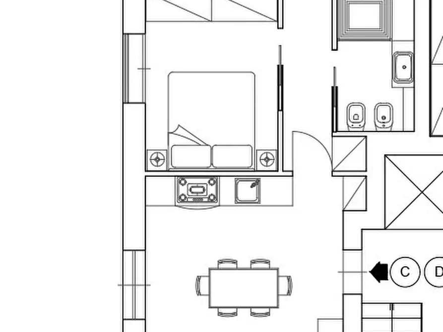 Immagine 15 di Quadrilocale in vendita  in Via Ugo Foscolo a Camaiore