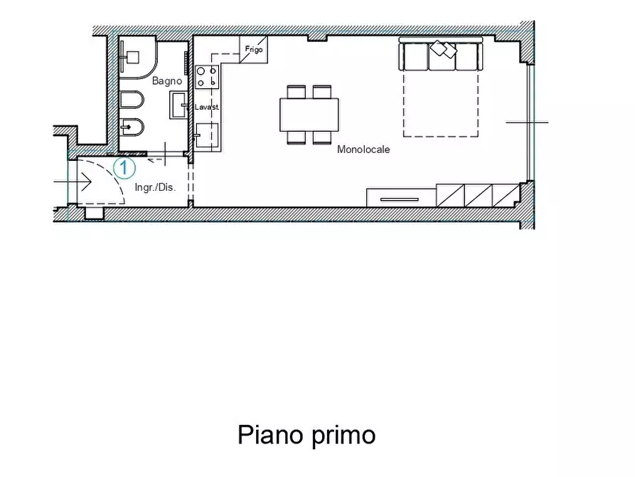 Immagine 13 di Monolocale in vendita  in Via Madonna della Querce a Firenze