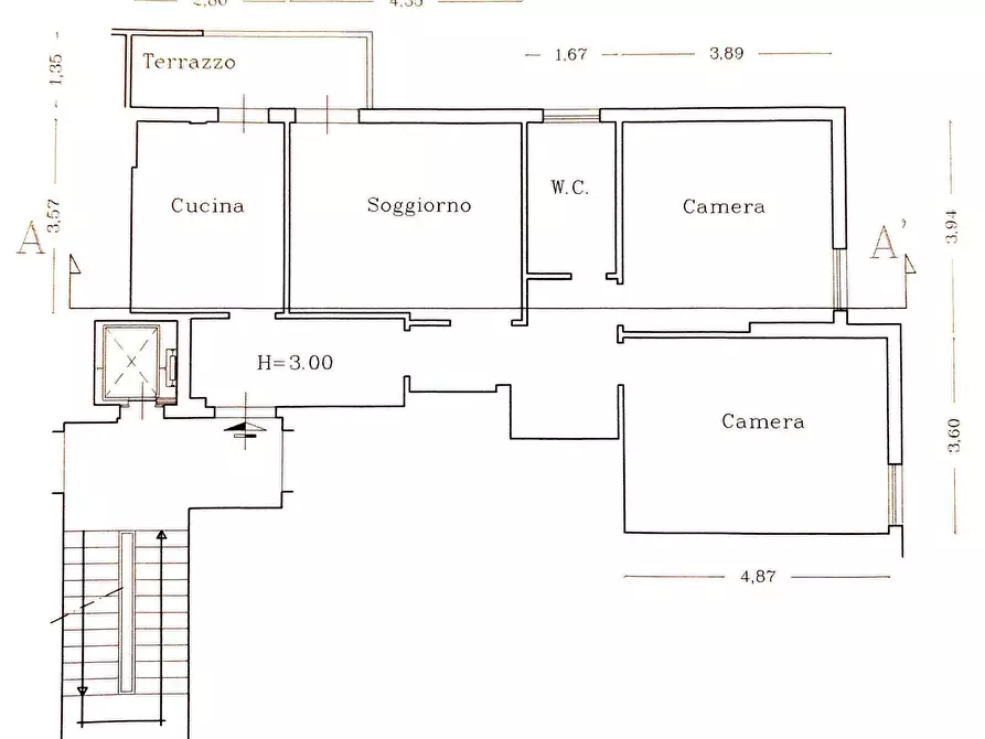 Immagine 18 di Quadrilocale in vendita  in Via Ungheria a Firenze