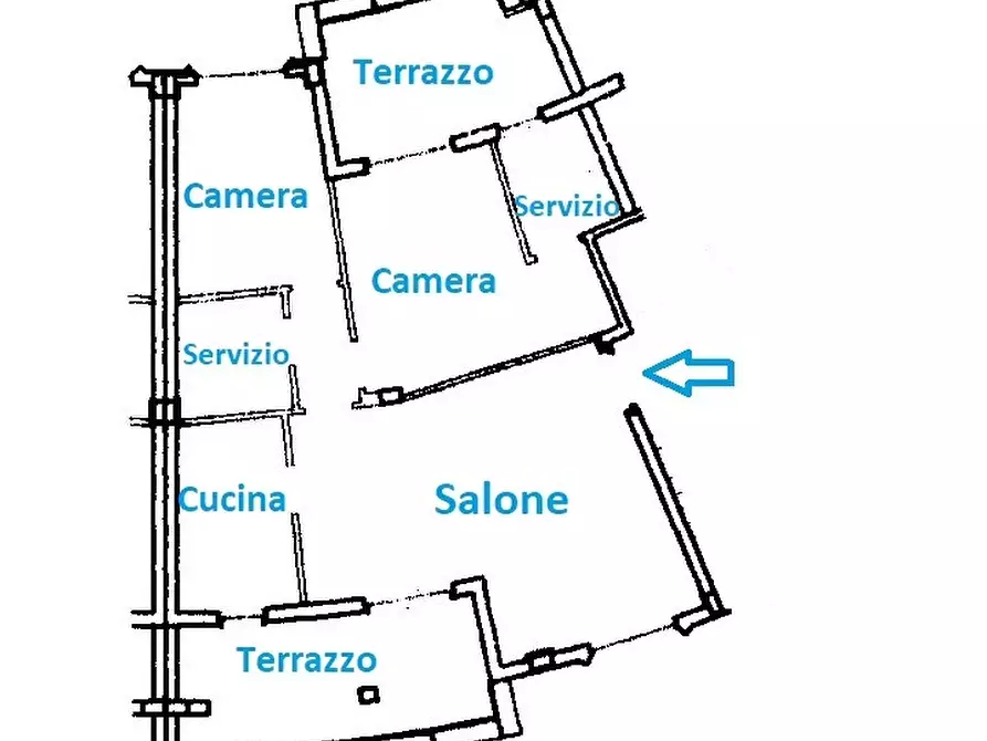 Immagine 40 di Trilocale in vendita  in VIA ROSARIO LIVATINO 3 a Nettuno