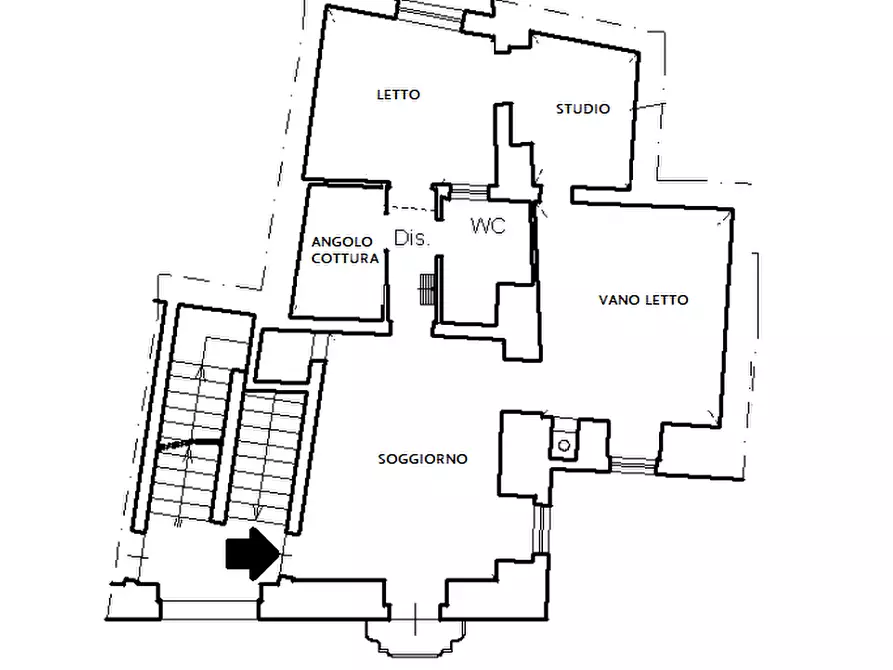 Immagine 18 di Trilocale in vendita  in via comes a Monopoli