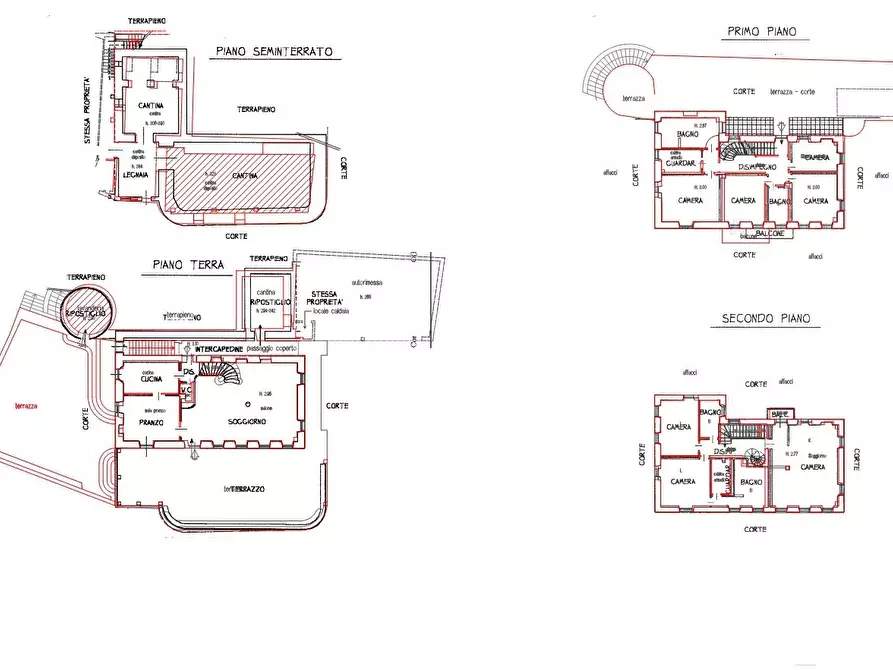 Immagine 2 di Villa in vendita  in Via Cassogna snc a Camporosso