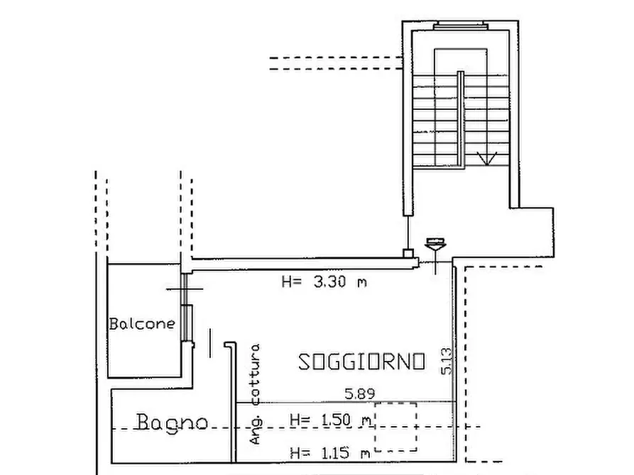 Immagine 8 di Pentalocale in vendita  in Via Beppe Fenoglio 14a a Cuneo