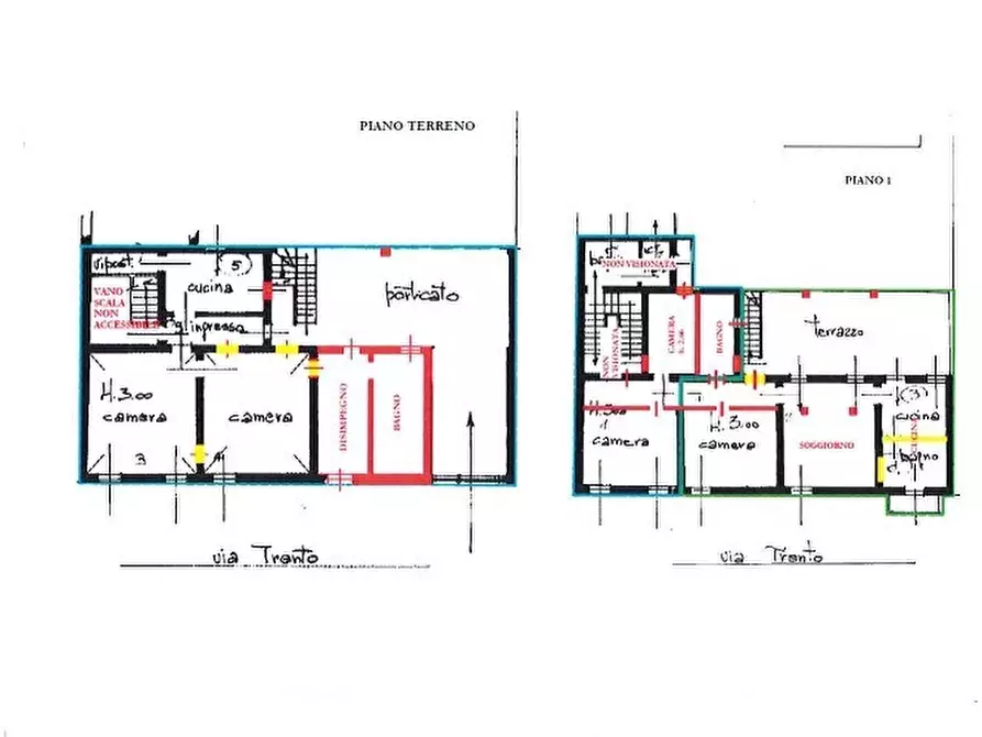 Immagine 2 di Pentalocale in vendita  in Via Trento 8 a Vercelli