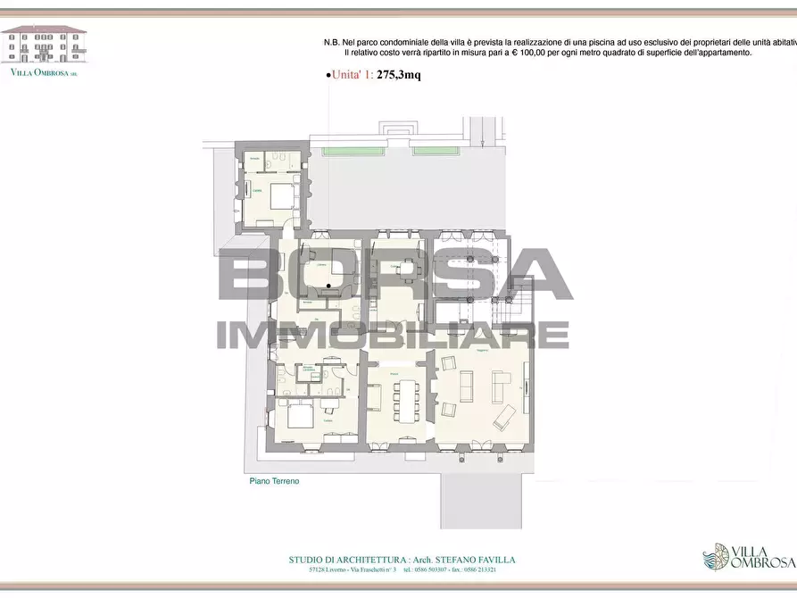 Immagine 3 di Appartamento in vendita  in Via Ombrosa 8 a Livorno