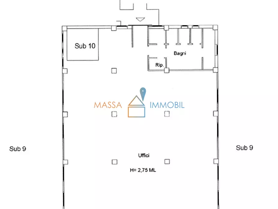 Immagine 20 di Locale commerciale in affitto  in Via degli Oliveti 20 a Massa
