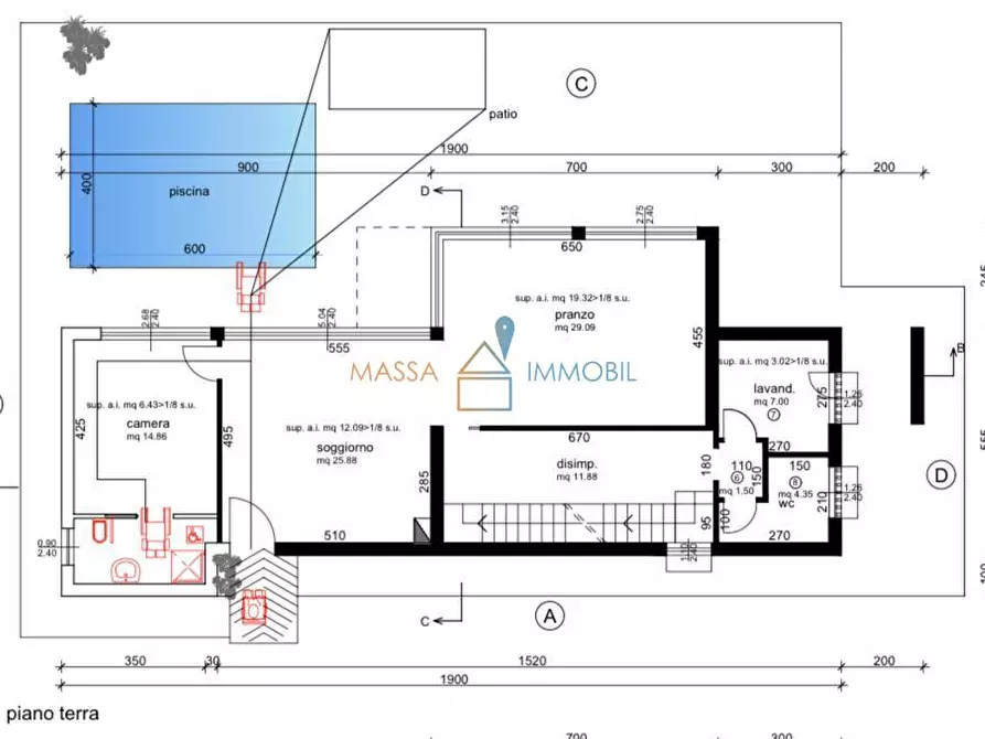 Immagine 68 di Villa in vendita  in Via Vaiana 91 a Pietrasanta