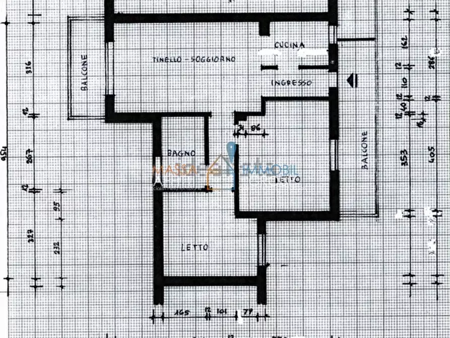 Immagine 10 di Quadrilocale in vendita  in Via Giuseppe Pietri 2 a Massa