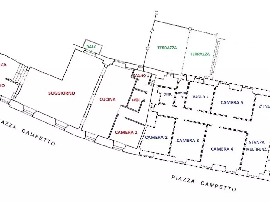 Immagine 49 di Appartamento in vendita  in Campetto 8A a Genova