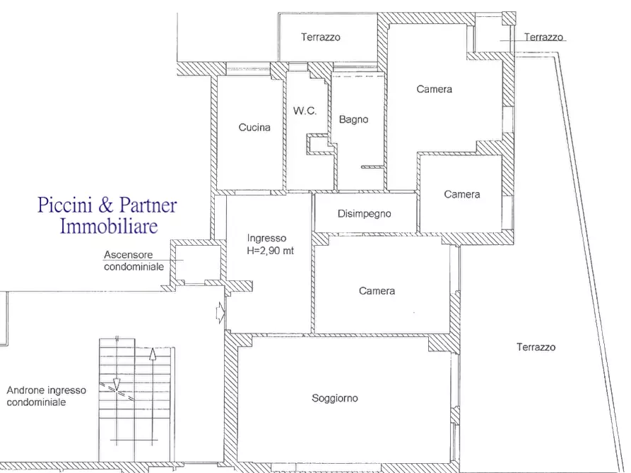 Immagine 56 di Pentalocale in vendita  in Via Frà Bevignate 14 a Perugia