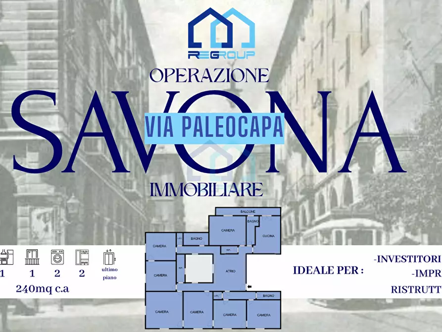 Immagine 1 di Appartamento in vendita  in Via Pietro Paleocapa 16 a Savona