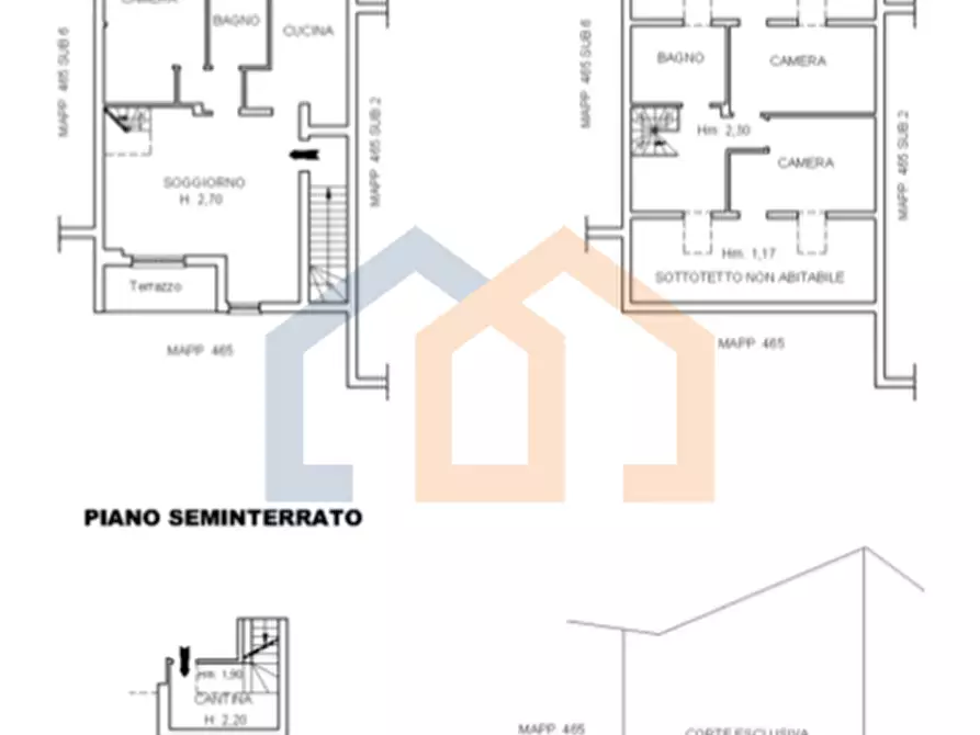 Immagine 16 di Villetta a schiera in vendita  in Via Ritano Capone 14 a Carcare